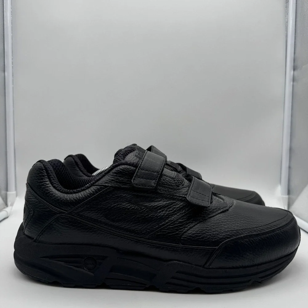 Brooks Addiction Walker V-Strap 12.5 Extra Wide 4E Black‎ Leather 1100404E001